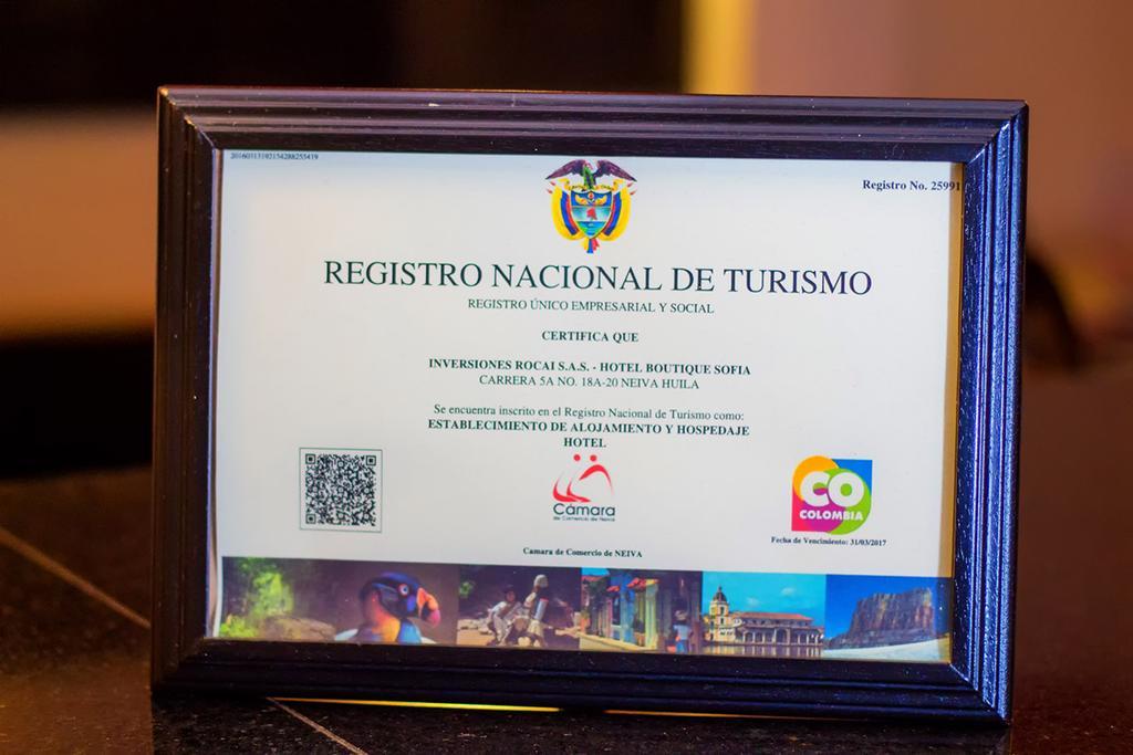 Hotel Boutique Sofia Neiva  Eksteriør billede